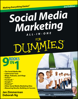 Social Media Marketing for Dummies book cover
